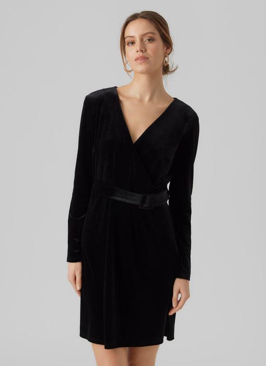 Image du produit Vero Moda Vmcarly L/S Velvet Dress Jrs Btq Tll Robe (S)