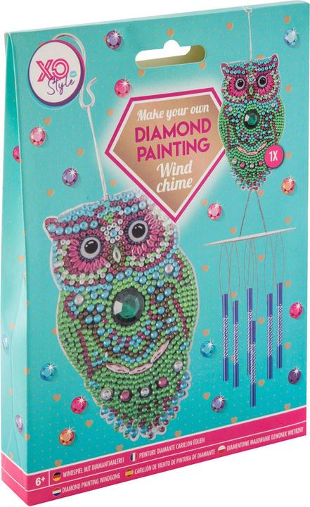 Actual product image Grafix Diamond painting wind chime animal