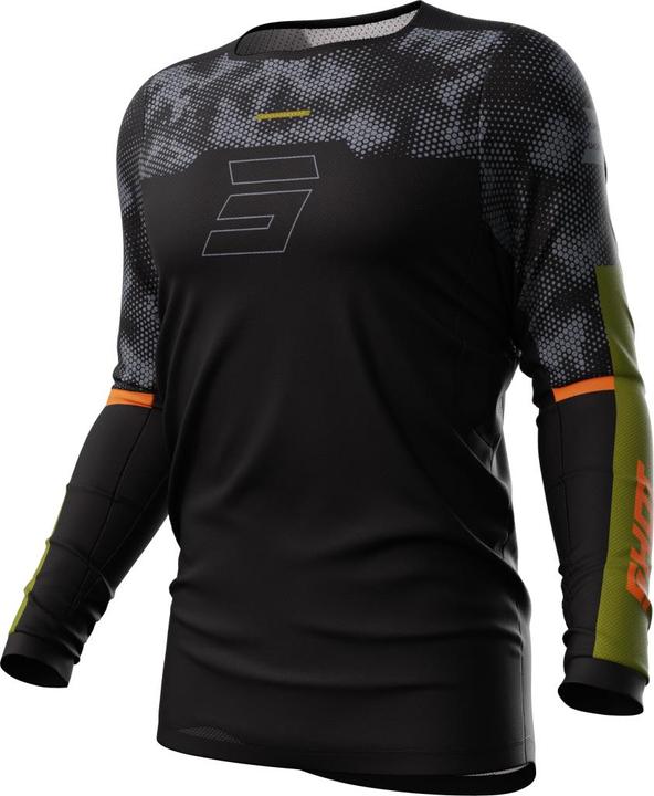 Shot CONTACT PATROL Jersey schwarz-kaki XXL (XXL)