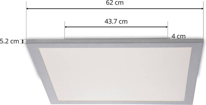 Immagine prodotto Prios Pannello LED Dinvoris, CCT, 62 cm x 62 cm (3400 lm)