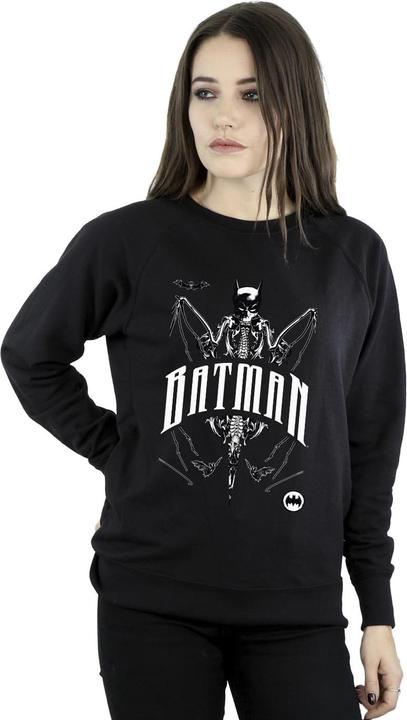 Actual product image Batman Womens/Ladies Bat Skeleton Sweatshirt (4XL)