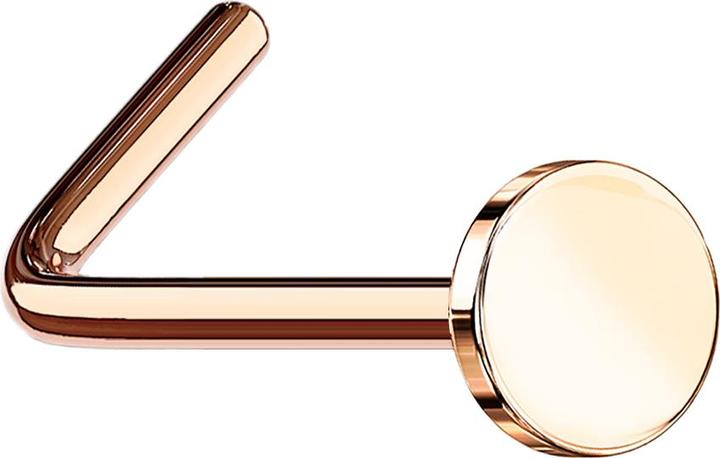 Immagine prodotto Star Piercing Nasenstecker gewinkelt rosegold mit Scheibe (senza ottone, Acciaio chirurgico 316L)