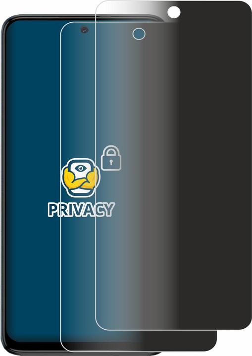 Produktbild BROTECT Sichtschutzfolie Anti-Spy Privacy Folie Blaulicht-Schutz (2 Stück, Motorola Moto G54)