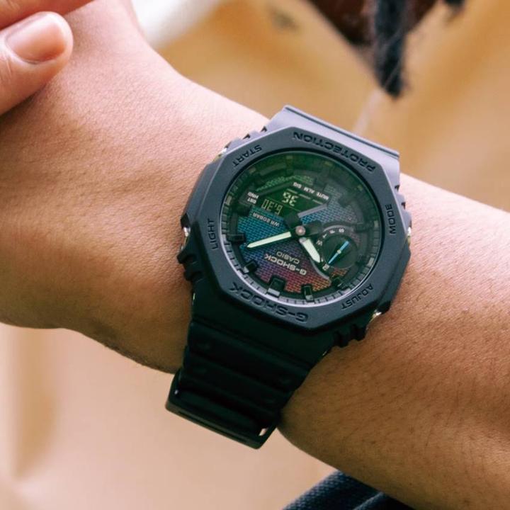 Image du produit G-Shock GA-2100RW-1AER (Montre de plongée, Montre numérique, 48.50 mm)