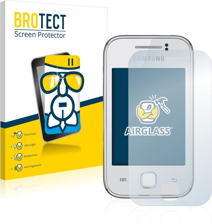 Actual product image BROTECT AirGlass Glass (1 Piece, Samsung Galaxy Y S5360)
