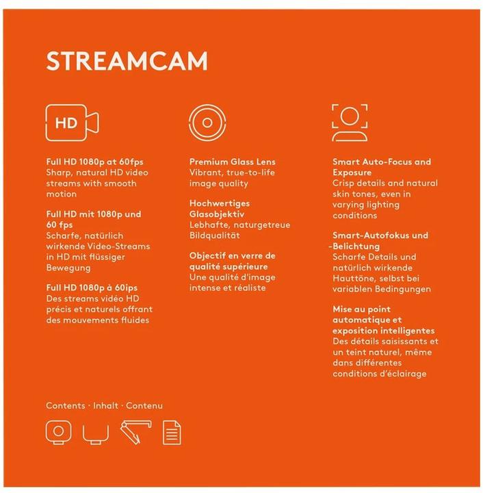 Immagine prodotto Logitech StreamCam (2 Mpx)