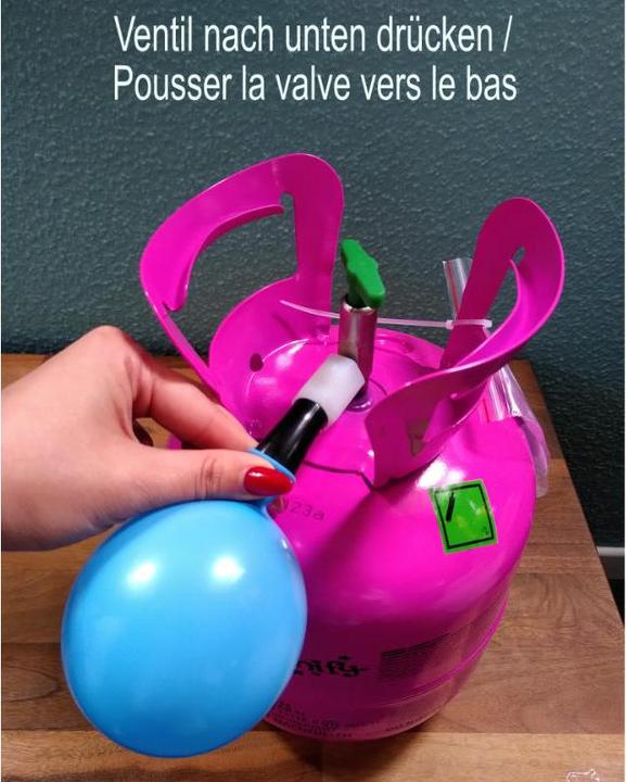 Actual product image Magni Disposable helium bottle