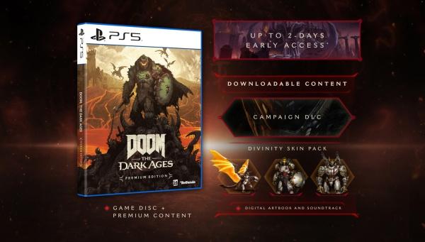 Produktbild Bethesda DOOM: The Dark Ages Premium Edition (PS5, IT)
