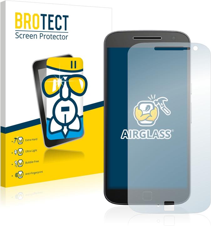 Actual product image BROTECT AirGlass Glass (1 Piece, Motorola Moto G4 Plus)