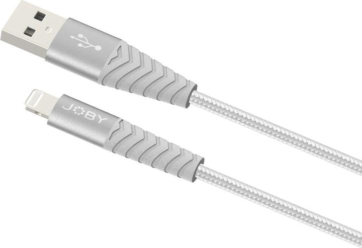 Actual product image Joby Lightning Cable 1.2M Silver (1.20 m, USB 2.0, 12 W)