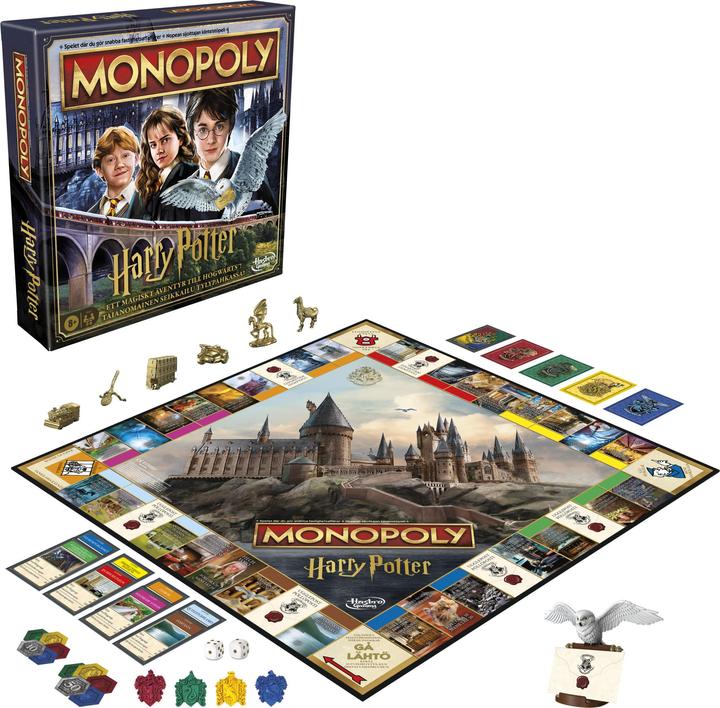 Actual product image Hasbro Gaming Monopoly Harry Potter (Swedish)