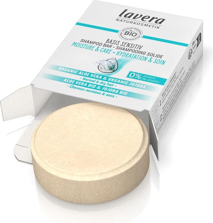 Image du produit Lavera Shampooing solide basis sensitiv Hydratation et soin 50 g (Shampoing solide)