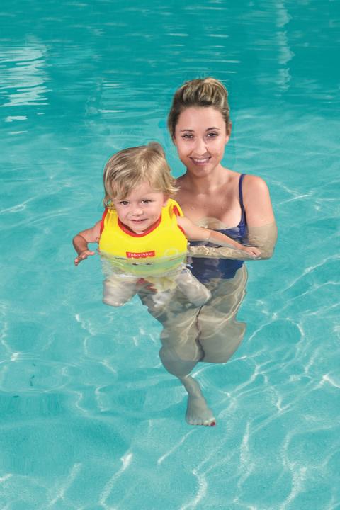 Actual product image Bestway Fisher-Price® learn-to-swim waistcoat for boys, assorted