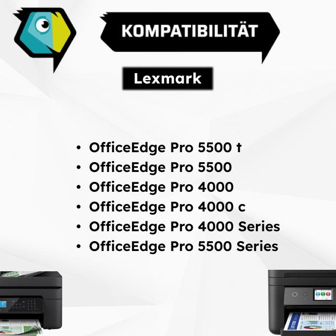 Image du produit Inkadoo Cartouches d'impression compatibles avec Lexmark 14L0177E / 210XL Cartouche d'encre, jaune Jaune (Y)