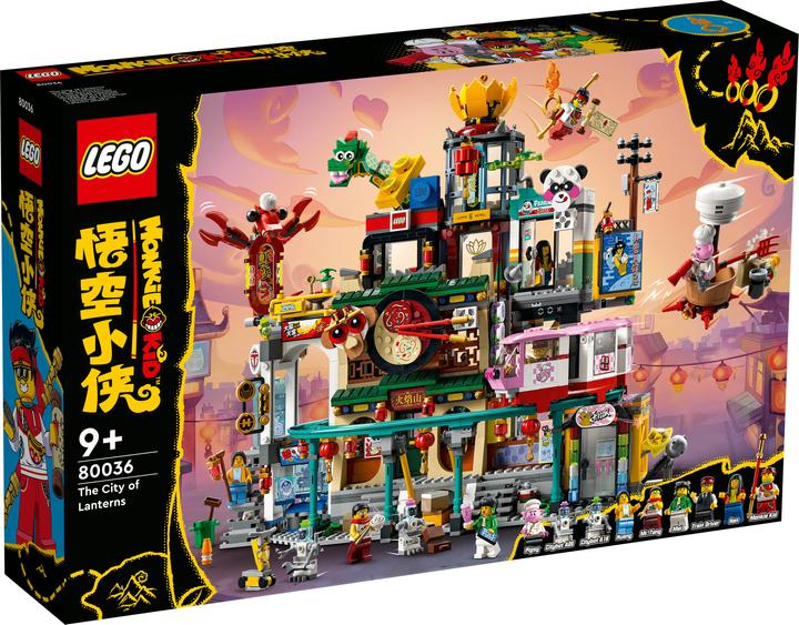 Actual product image LEGO City of lanterns (80036, LEGO Monkie Kid, LEGO Rare Sets)