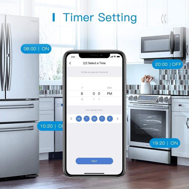 Image du produit Meross Commutateur Wi-Fi intelligent