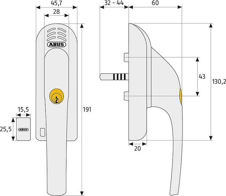 Produktbild Abus FG300A B AL0125