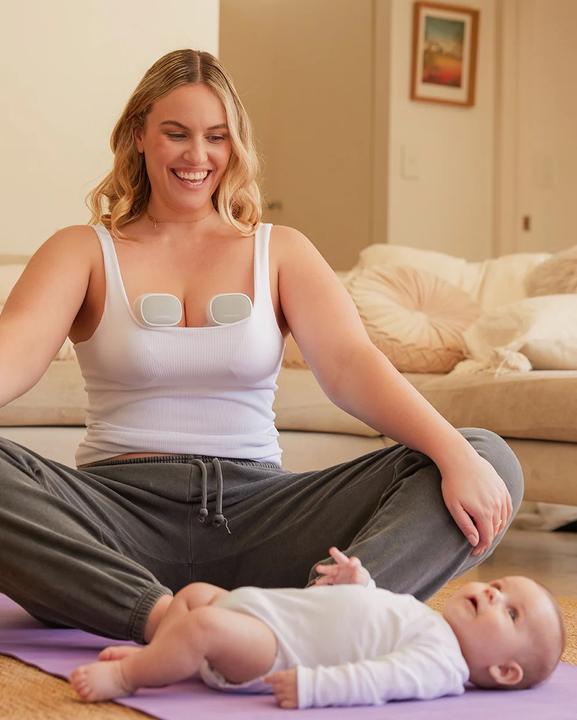 Actual product image Momcozy S9 Pro Wearable Breast Pump Purple Double Packs