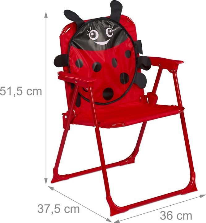 Produktbild Relaxdays Kinder Klappstuhl mit Motiv (Kinderstuhl)