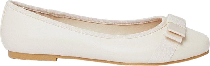 Actual product image Dorothy Perkins Womens/Ladies Paris Bow Detail Wide Ballerina Flats (38)