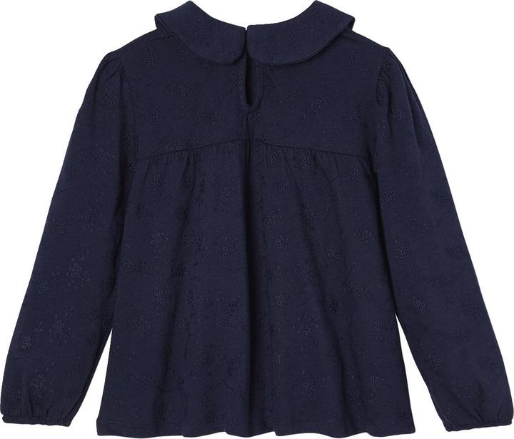 Vertbaudet Mädchen Blusenshirt mit Lochstickereien