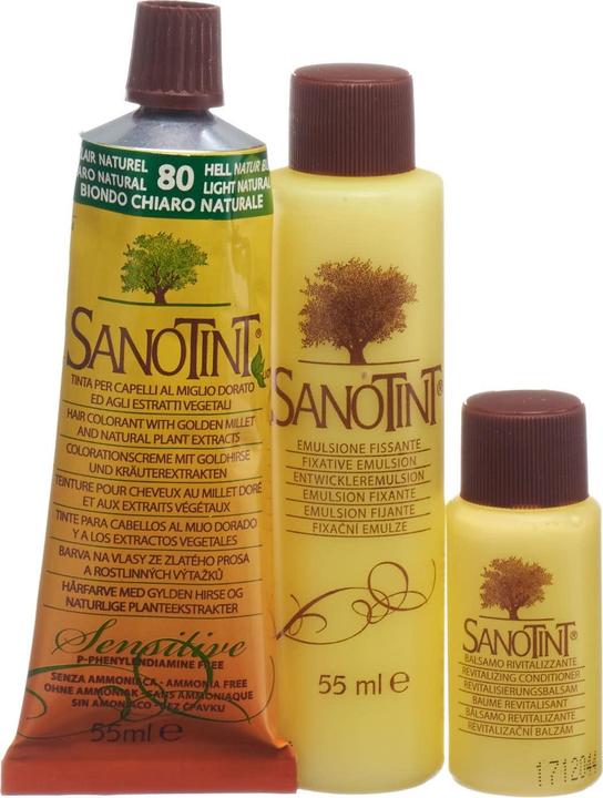 Image du produit Sanotint Sensitive Light Haarfarbe 80 hell naturblond (Blond naturel clair)