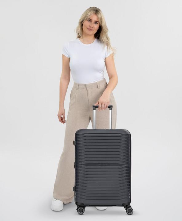 Image du produit Stratic Shine 4 roues trolley 65 cm avec soufflet extensible (69 l, M (50 - 90l))