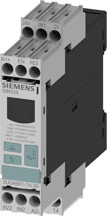 Actual product image Siemens SIRIUS 3UG4 Monitoring relay 3UG4651-1AW30 Monitoring relay for speed under- and overreaction