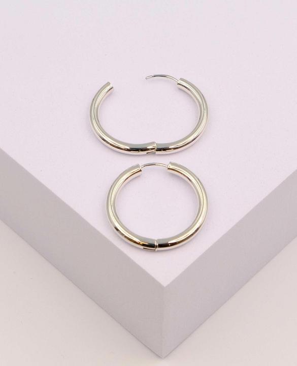 Image du produit Muau Créoles (Or blanc 750/18K)