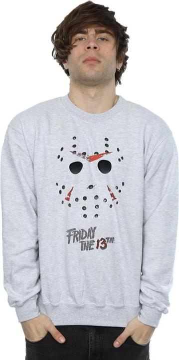 Actual product image Absolute Cult Mens Jason Hockey Mask Sweatshirt (3XL)