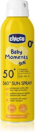 Immagine prodotto Chicco 360° Sun Spray SPF50+ 0m+ italienisch (Spray solare, SPF 50+, 150 ml)