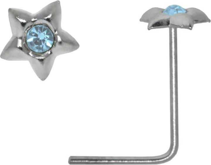 Bijouteria Nasenpiercing (Kristall, Silber 925)