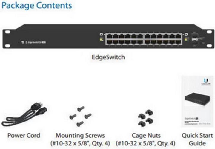 Actual product image Ubiquiti Es-24-250w (24 Ports)