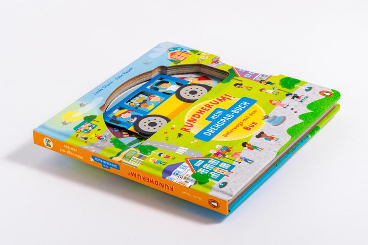 Actual product image All around! My fun book - On the road with the bus (German)