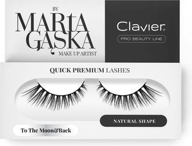 Clavier Quick Premium Lashes Ciglia sulla luna e ritorno 801 (Ciglia artificiali)