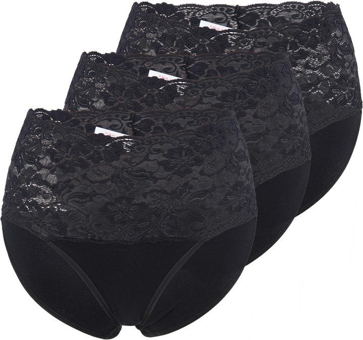 Actual product image Nina von C. 3 Pack Fine Cotton Waist Briefs (44, XXL, pack of 3)