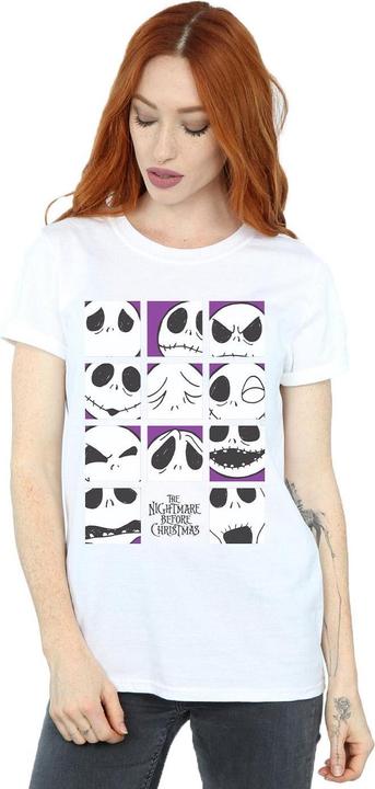 Produktbild Disney Nightmare Before Christmas Many Faces Of Jack Squares TShirt (L)