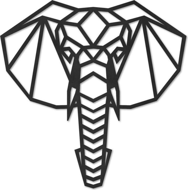 Actual product image Trenddeko Origami elephant head (50 x 50 cm)