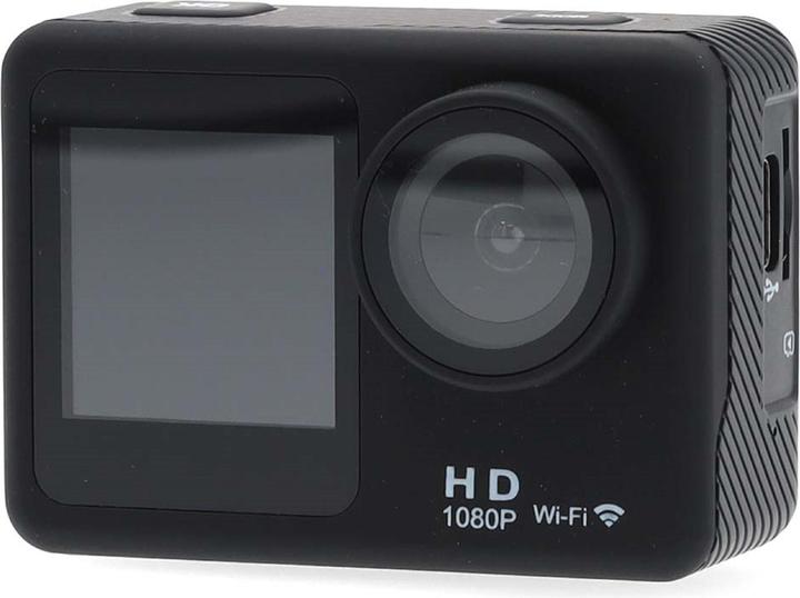 Actual product image Nedis Action Cam | Dual screen | 1080p@30fps | 12 MPixel | Waterproof up to: 30.0 m | 70 min | (30p, Wi-Fi)
