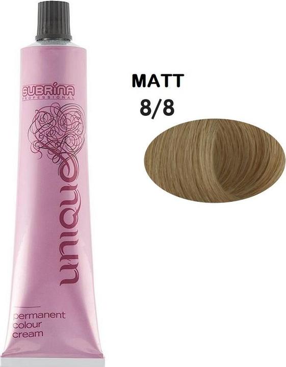 Produktbild Subrina Professionelle einzigartige permanente Haarfarbe 88 Mattes Hellblond - 100 Ml (88 Matte Light Blonde)