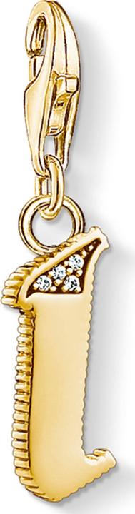 Produktbild Thomas Sabo Charm-Anhänger Buchstabe I gold (750er Gelbgold Vergoldung, 925er Silber)