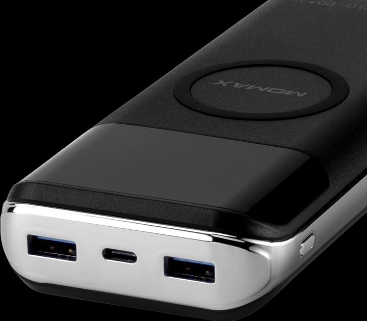 Actual product image Momax Q.POWER AIR 2+ Wireless External Battery Pack 20,000mAh (PD 18W + QC3.0 + 10W Wireless)
