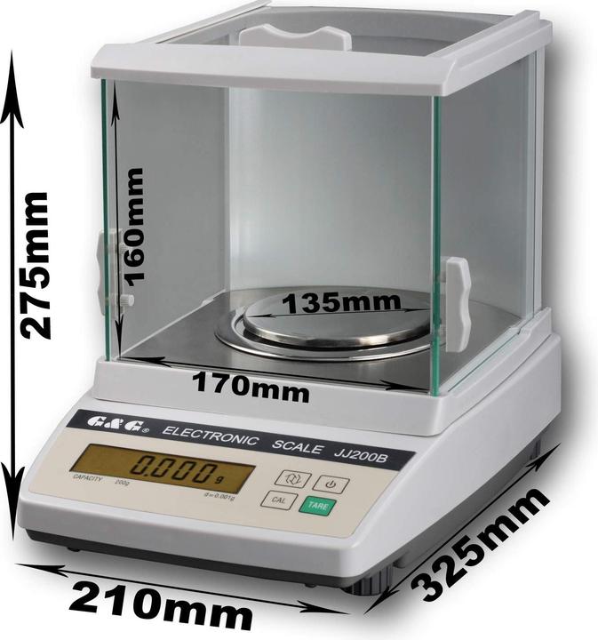 Produktbild G&G Präzisionswaage 110g/0,001g