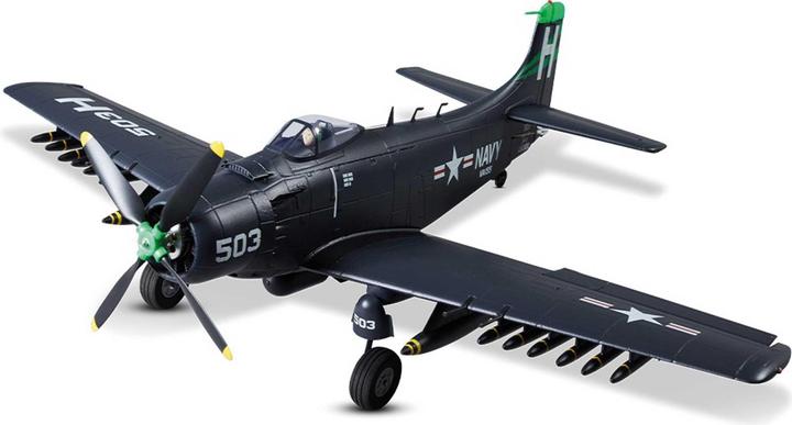Produktbild Derbee A1 Skyraider Warbird PNP blau - 80cm (Warbird)