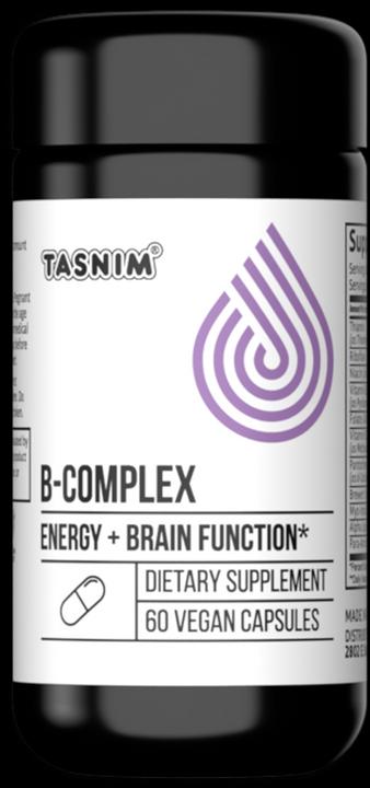 Tasnim B-Komplex ESL – Für deine Energie – 60 Kapseln (60 Stück, Kapseln, 38 g)