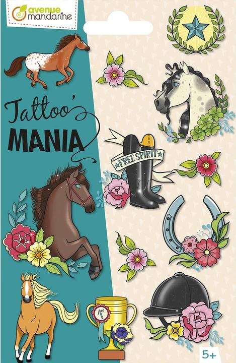 Image du produit Avenue Mandarine Kit de tatouage Tattoo Mania Équitation