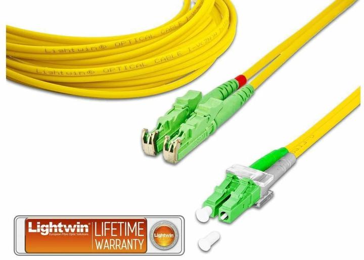Produktbild Lightwin LWL Duplex Patchkabel, Singlemode (CAT6, 15 m)