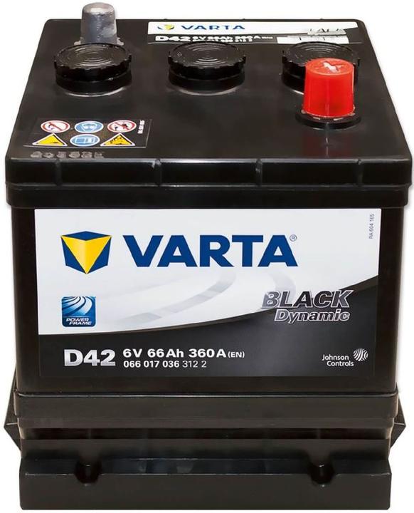 Produktbild Varta Starterbatterie Black Dynamic 6V 66Ah 360A (6 V, 66 Ah, 360 A)