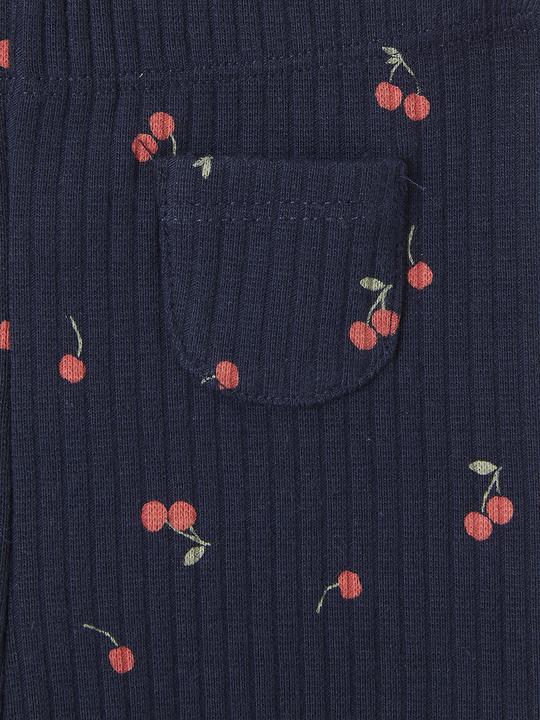 Image du produit Vertbaudet Leggings imprimés pour bébé en coton bio côtelé (68)