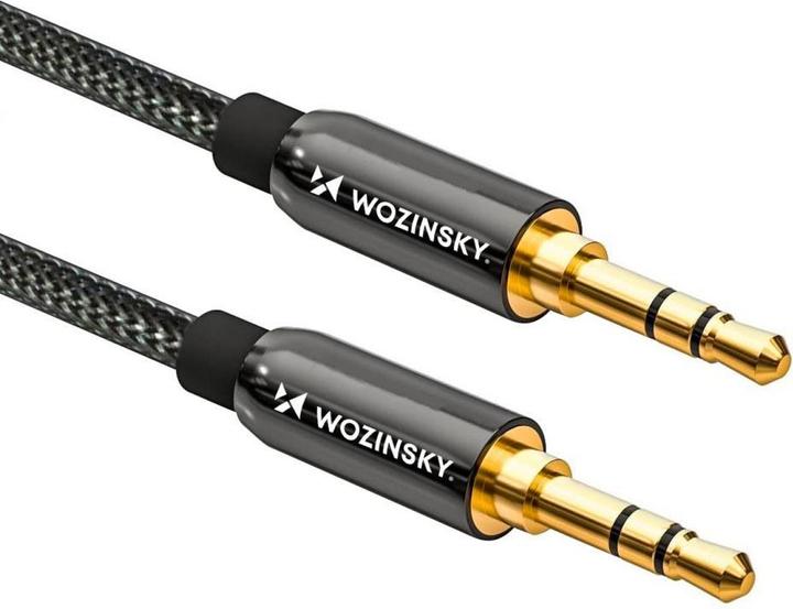 Produktbild Wozinsky universal mini jack cable 2x AUX cable 3 m black (3 m)